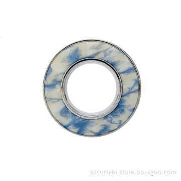 Bright Silver China Style ABS Material Curtain Ring